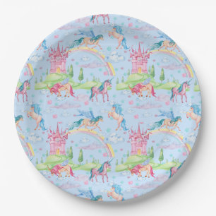 Unicorn Paper Plate