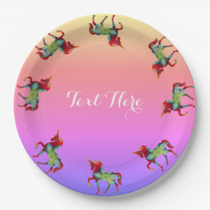 Unicorn  Paper Plates