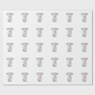 Unicorn Partly Cloudy with Magic Trendy T-Shirt De Wrapping Paper