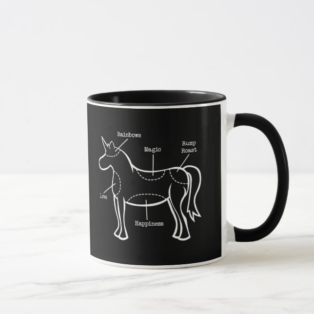 Unicorn Parts Mug (Right)