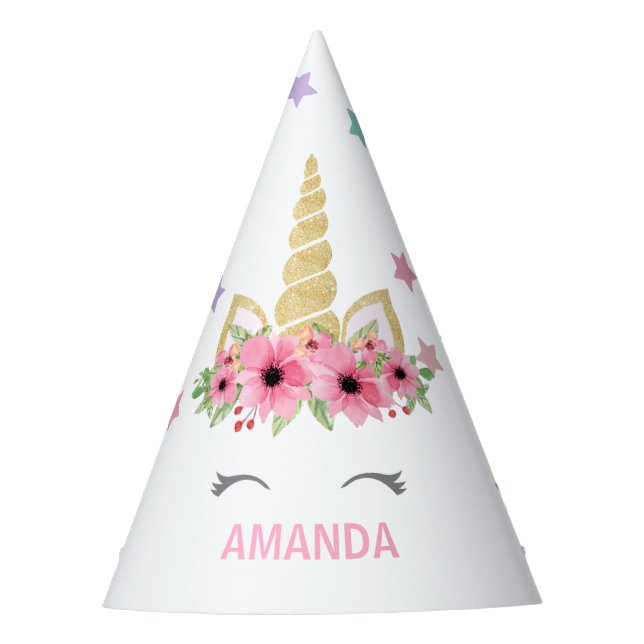 Unicorn Party Hat (Front)