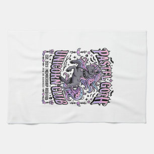 Unicorn Pastel Goth Unicorn Club Commercial Sticke Tea Towel