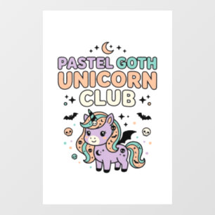 Unicorn Pastel Goth Unicorn Club Trendy Graphic Te