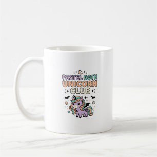 Unicorn Pastel Goth Unicorn Club Trendy Graphic Te Coffee Mug