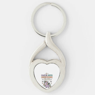 Unicorn Pastel Goth Unicorn Club Trendy Graphic Te Key Ring