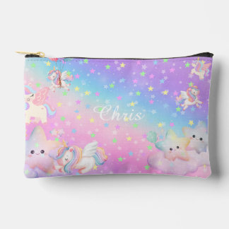 Unicorn Pastel Pink Accessory Pouch