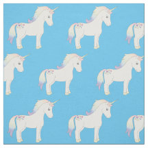 Unicorn Pastel Rainbow Blue