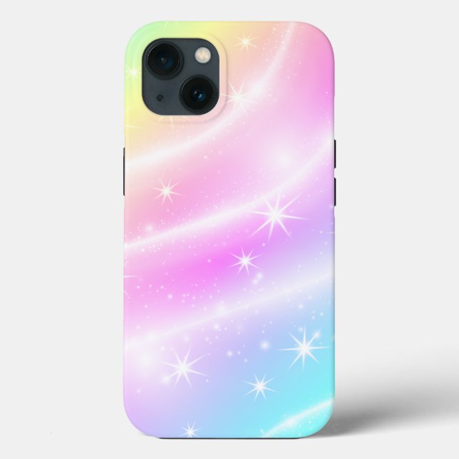 Unicorn Pastel Rainbow Colour Case-Mate iPhone Case (Back)