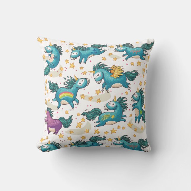Unicorn pattern cushion (Front)