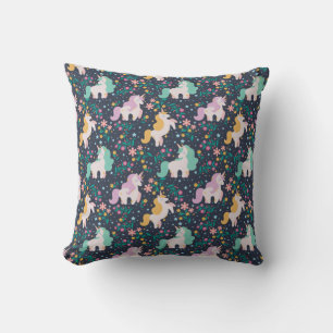 Unicorn pattern cushion