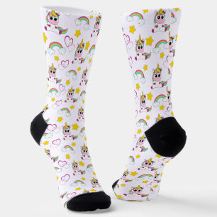 Unicorn pattern socks