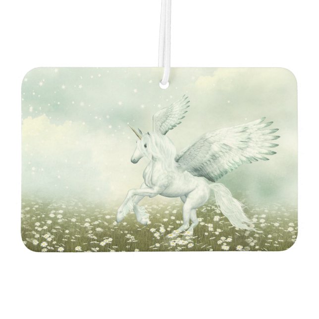 Unicorn pegasus car air freshener (Back)