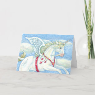 Unicorn Pegasus VALENTINE'S DAY CARD Customise