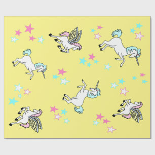 Unicorn Pegasus Wrapping Paper