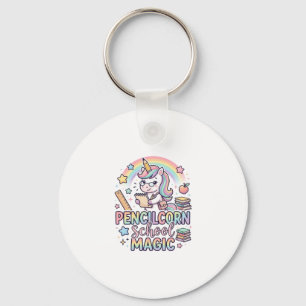 Unicorn Pencilcorn School Magic Adorable Sticker a Key Ring