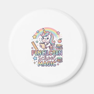 Unicorn Pencilcorn School Magic Adorable Sticker a Magnet