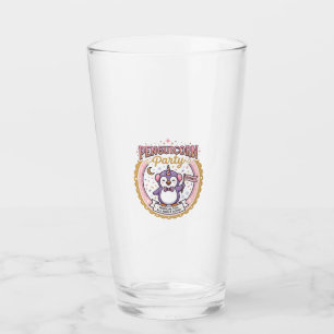 Unicorn Penguicorn Party POD Ready Zazzle Design_1 Glass