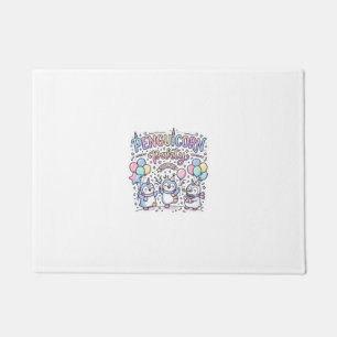 Unicorn Penguicorn Party Premium Vector Vector Des Doormat
