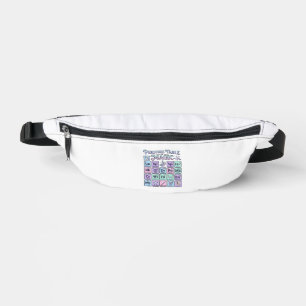 Unicorn Periodic Table of Magic Graphic Design Mer Bum Bags