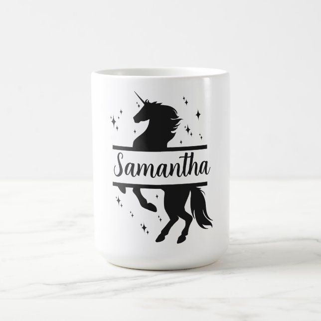 Unicorn Personalised 15 oz Classic Mug (Center)