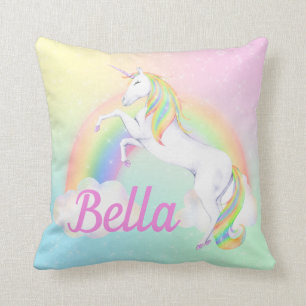 Unicorn Pillow with Name