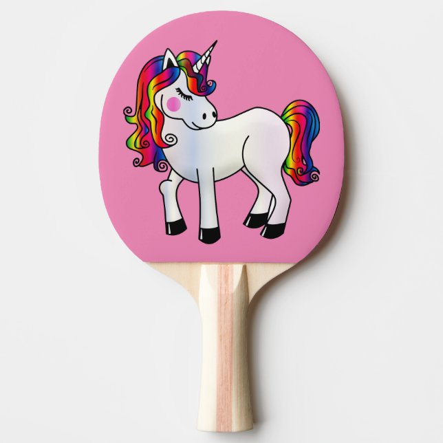 UNICORN PINK PING PONG PADDLES (Front)