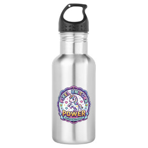 Unicorn Pixel Unicorn Power POD Ready Apparel Grap 532 Ml Water Bottle