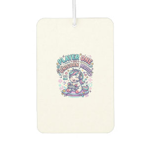Unicorn Player One Unicorn Mode Retro Style Graphi Car Air Freshener