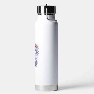 Unicorn Player One Unicorn Mode Retro Style Graphi Water Bottle