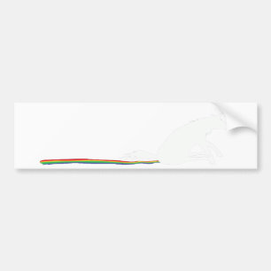 unicorn poo bumper sticker