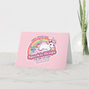 Unicorn Poop Candy Card