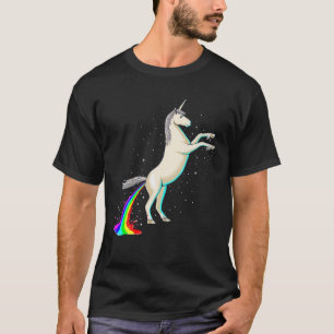 Unicorn Pooping A Rainbow T Shirt