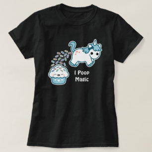 Unicorn Pooping on Cupcake T-Shirt