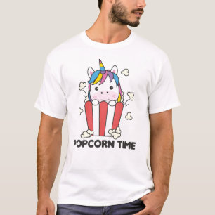 Unicorn Popcorn Whats Poppin Funny PopStar T-Shirt