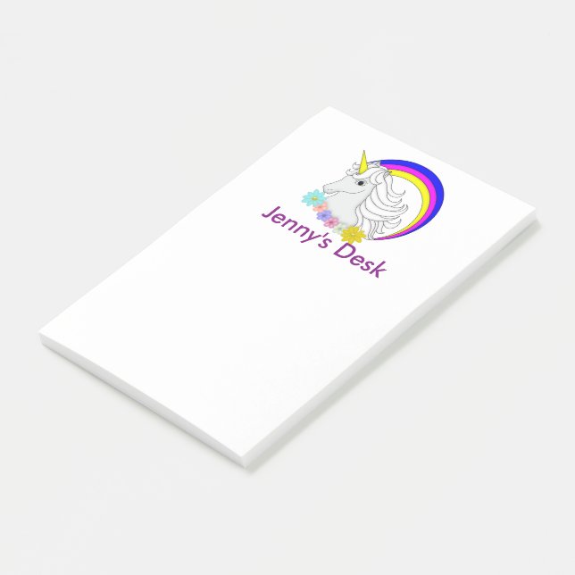 Unicorn Post-it Notes (Angled)
