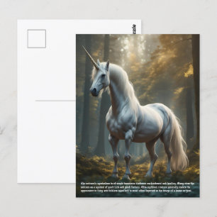 Unicorn postcard