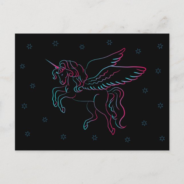 unicorn postcard (Front)