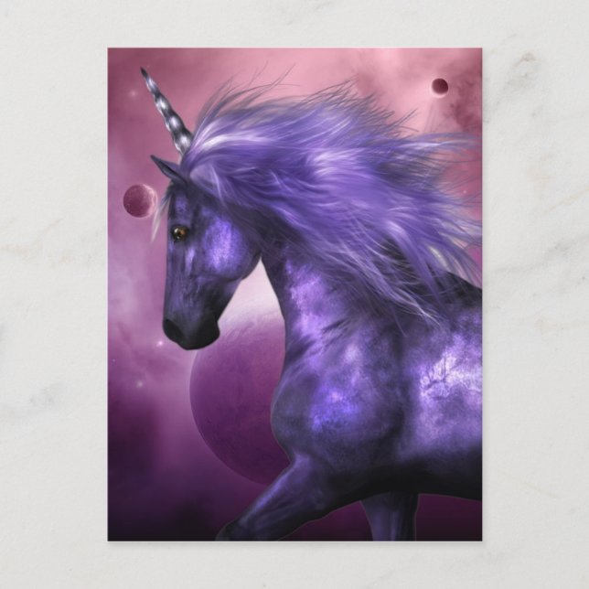 Unicorn  Postcard (Front)