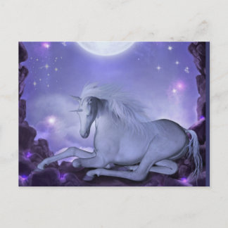 unicorn postcard