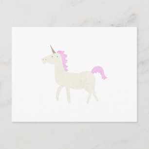 unicorn postcard
