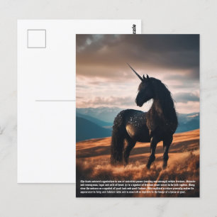 Unicorn Postcard