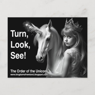 Unicorn Postcard