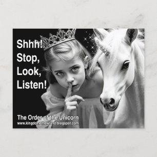 Unicorn Postcard