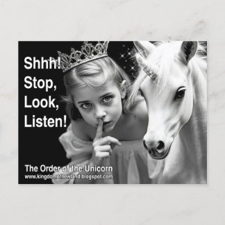 Unicorn Postcard