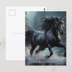 Unicorn  postcard