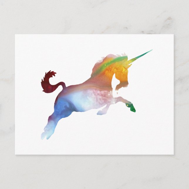 Unicorn Postcard (Front)
