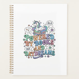 Unicorn Powered by Books and Daydreams Kawaii Vect Planner