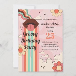Unicorn Prank Birthday part 2,  Groovy Party Holiday Card