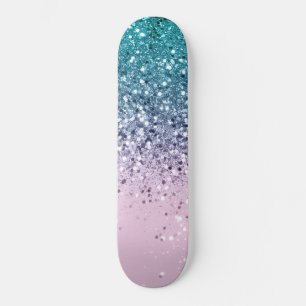 Unicorn Princess Glitter #2 Skateboard