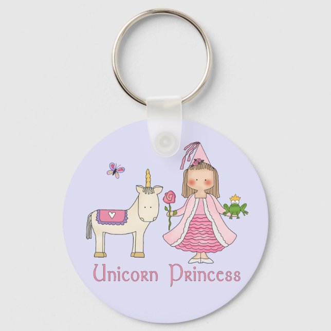 Unicorn Princess Key Ring (Front)